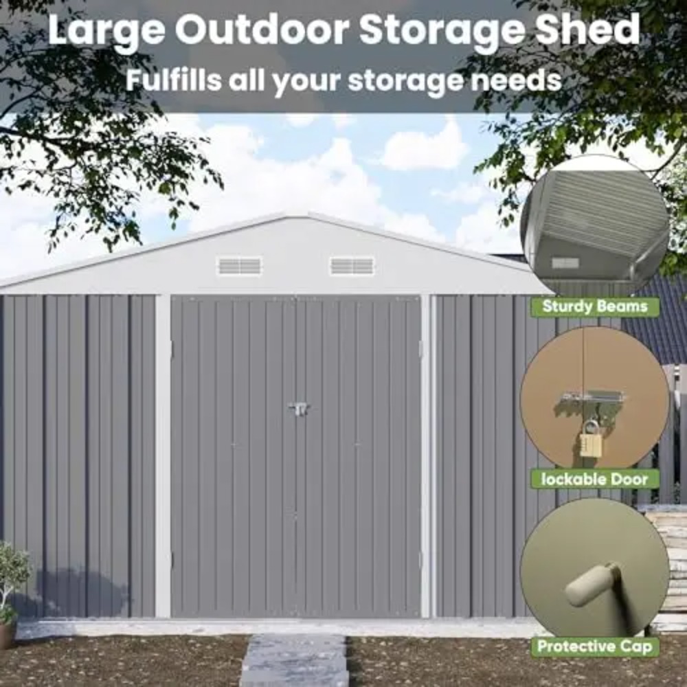 10x10 FT Metalen Opslagberging - Farming And Agriculture recensie en prijs