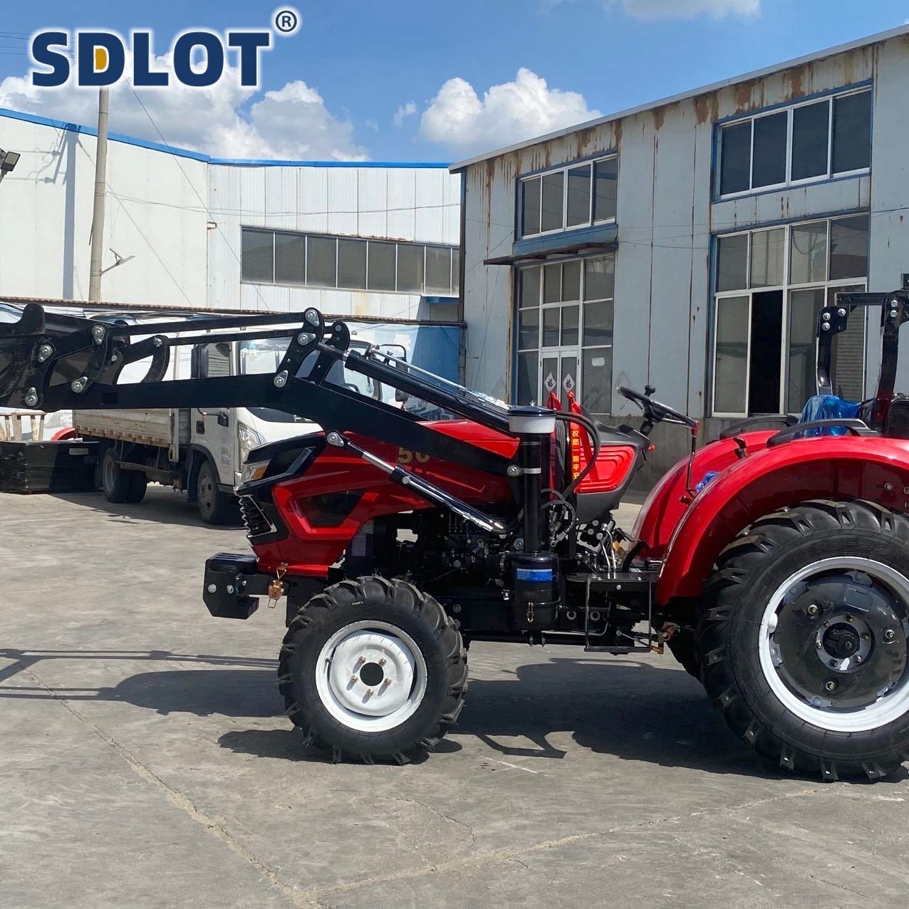 50PK Diesel Tractor 4WD met vo - Agriculture Farming Services recensie en prijs